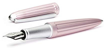 DIPLOMAT - Stylo Plume Acier Aero - Antique Rose - Taille Medium - Sobre & Raffiné - Allure Moderne - Acier Inoxydable - Savoir Faire Traditionnel - Garantie 5 Ans - D40315025