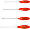 Paradox Fishing Sbirolino Set schwimmend I 4 Stück (6g,10g,15g,20g) I Set zum Forellenangeln Forellenköder Ideal für Forellenteig und Spoon – Spoons Forelle