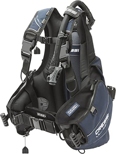 Cressi Unisex-Adult Aviator BCD Auftriebskompensatoren, Schwarz/Blau, L