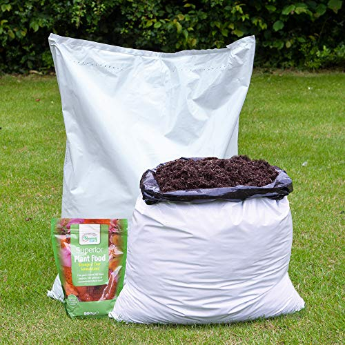 YouGarden - 80L Premium Professional Compost (2 x 40L packs) and Blooming Fast Superior Plant Food 500g - Multipurpose Compost Soil for Gardens, Indoor Plants, Planters, Pots & Bedding