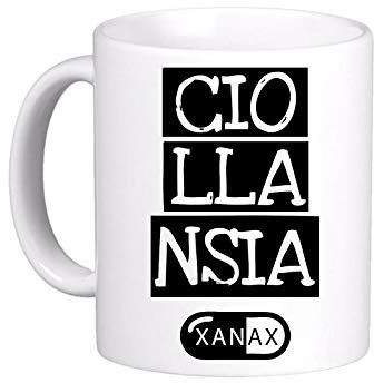 le herisson Tazza Mug C'HO L' ANSIA - Simpatica Divertente Regalo
