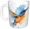 Hdadwy Eisvogel Aquarell Home Keramik Teetasse Büro Kaffeetasse 10 Unzen