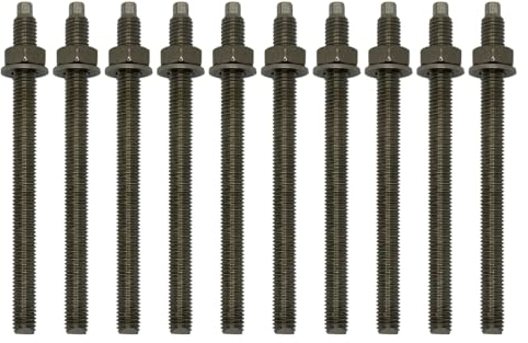 10x Ankerstangen - M16x190 mm Edelstahl A4