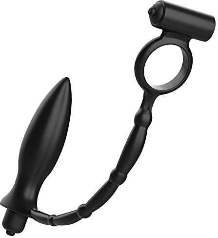 ADDICTED TOYS PLUG ANAL CON ANILLO VIBRADOR
