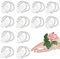 QDDS 12 Stück Brautjungfern Blume für Handgelenk, Hochzeit, Corsage, Armbänder, Perlen, elastisch, für Hochzeit, Festival, Strandparty, Ballzubehör