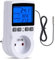 Inkbird Prise Thermostat, Thermostat Terrarium avec Ecran LCD et Sonde, Regulateur de Température Numerique Thermostat Chauffage Refroidissement pour Serre,Reptiles(FR Prise)