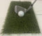 Golf Winter Rules Fairway Mat; 28 Millimetre Pile; Artificial Grass Striking Tee Mat; Spring Clip Included