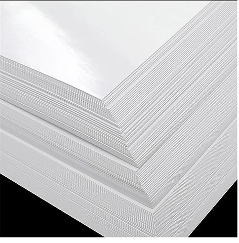 DAVBIR 100 Blatt Fotopapier A4, ultradünn, 90 g, glänzendes Fotopapier, B Ultra-Laser-Tintenstrahldruck-Farbpapier perfection