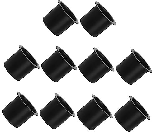 HOMSFOU 10st Kerzenbecher Aus Metall Kerzenflasche Aus Metall Kerzenhalter Herzstück Kerzenhalter Aus Metall Kerzentropfschutzfänger Tropfendes Wasser Konservenbecher Schmiedeeisen
