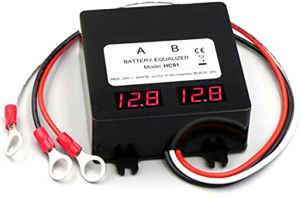 Qusedwey HC01 Battery Equalizer Bleibatterien HA01 Voltage Balancer Bleibatterieladeregler in Serial 2S