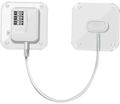 BESTonZON 2 Pièces serrure de réfrigérateur serrures de réfrigérateur pour adultes mini frigo s de porte du réfrigérateur tiroir à code de porte