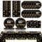 60th Birthday Party Supplies Serves 24 Black and Gold 60 Years Old Birthday Party Decorations Paper Plates Napkins Cheers to 60 Years Favors Tablecloth Set Vintage 1964 Tableware Kit for Men Birthday