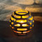 LOCALIS Windlicht Metall schwarz goldfarben - 17x17x16 cm - ideale Deko Wohnzimmer Tischdeko - Dekoration Wohnung modern - Bad Deko - Deko Flur - Teelichthalter - Deko Kerzenhalter modern