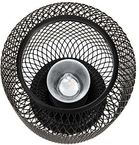 KICHOUSE Wrought Iron Desk Lamp Basket Cage Night Light Touch Night Light Fence Post Brackets Exquisite Desktop Lights Kids Desk Lamp Cartoon Table Light Desktop Decor Delicate Hollow Lamp
