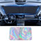 KLUFO Coche Delantero Parasoles para Ford Focus 2 Fiesta Focus 3 Mondeo Mk4 Focus Mk2 Focus 2000-2024, Portátil Vistoso Lunas Delanteras Protección UV Calor Aislamiento Accesorios