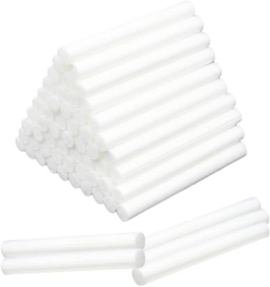 60 Stück Luftbefeuchter-Wattestäbchen, Saugfähige Baumwolldochte, Luftbefeuchter-Zubehör, Luftbefeuchter-Filterstäbe, Luftbefeuchter-Ersatzfilterstäbe
