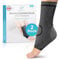 Health Press® Sprunggelenkbandage – Professionelle Stützstrümpfe – Entlastung & Stabilisierung des Sprunggelenks – 2x Fußbandage, Gr. L – Medizinprodukt – Stützende Knöchelbandage – Kompressionssocken