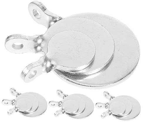 BESPORTBLE 12St Zielscheibe aus Edelstahl Schießstand Stahlziele schiessscheiben bogenschießen zubehör The Goal Bogenschiessen zubehör objektive Ausbildung Hupen-Übungstool Manganstahl Silver