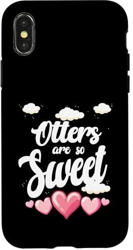Hülle für iPhone X/XS Otter sind ein süßes Tieroutfit für Seeotter-Fans
