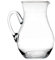 Tradineur - Jarra de cristal, modelo Duero, servir agua, té helado, bebidas frías, limonada, transparente, resistente, frigorífico, cocina - 1 litro
