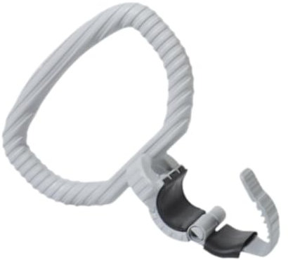 Dickly Kettlebell Griff Fitnessgeräte bis 42 mm Stangen Hantelwandler Griff für die Reise, Grau