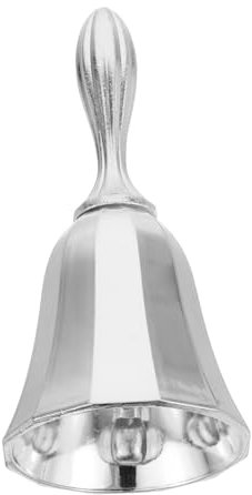 Hemobllo Campana De Metal Estilo Europeo Vintage para Restaurante Bar Herramienta para Llamar Al Servicio Campana De Mano para Cena Decoración De Mesa para Uso Comidas