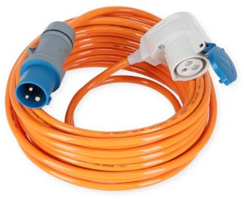 Camping Wagner VoltMade Premium CEE-Verlängerungskabel, Winkelkupplung (15m)