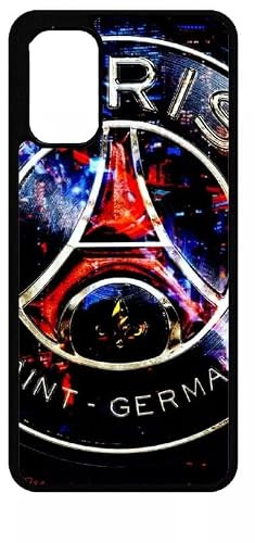 Coque pour xiaomi redmi note 10 5g - psg foot neon paris - silicone - noir