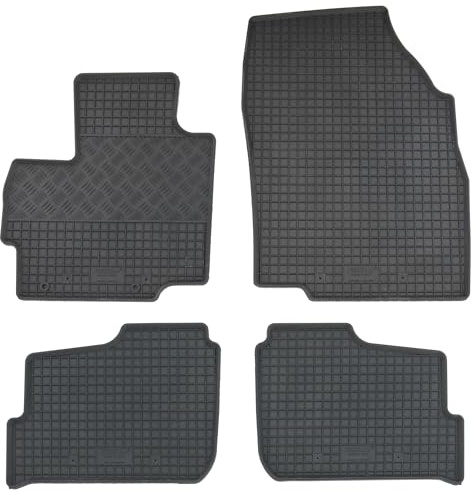 AD Tuning Gummifußmatten Set für Mitsubishi Space Star (2012- / 2020-) | Passgenau, Allwetter-Automatten, wasserdicht, rutschfest, pflegeleicht, robust, langlebig