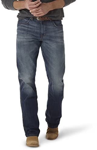 Wrangler Herren Retro Relaxed Fit Boot Cut Jeans, Jackson Loch, 32W / 36L
