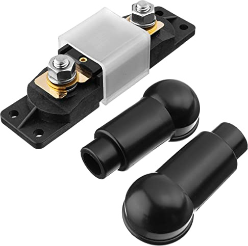 Spartan Power 80 Amp ANL Fuse & Holder Kit Black