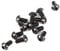 Tbest Titan Schrauben M5X10, Fahrrad Bremsbolzen 12 Stücke M5X10Mm Legierung Kopf T25 Torx Bolzen Schrauben Kopf Bremsbolzen Schrauben Verschluss Für Fahrrad(M5X10-