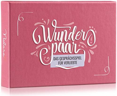 nalara Wunderpaar Verliebte - Das Spiel für Paare mit tiefgründigen Fragen als Geschenk für deinen Freund oder Deine Freundin - Mit diesem Spiel zeigst du deinem Partner Warum Ihr EIN Wunderpaar seid
