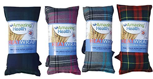 Amazing Health Wheat bag Micro-Hotties UK Made Non scented(TARTAN)