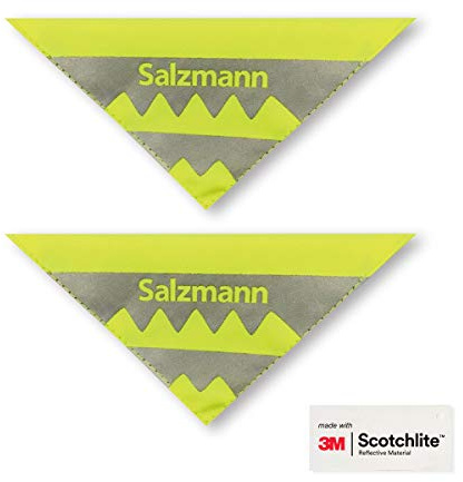 Salzmann Sicherheitsreflektoren für Kinderwagen mit Klettverschluss | Hergestellt mit 3M Scotchlite