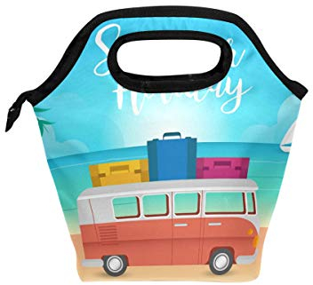 FANTAZIO Essensbehälter VW Camper und Strand Lunchtasche