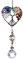Glass Suncatcher Crystal Pendant Rainbow Maker Colorful Heart Shaped Life Tree Hanging Ornament Indoor Outdoor Decor