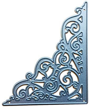 Ecke Stanzschablonen, Metall Prägeschablonen Schablonen Stanzmaschine Embossing für DIY Karten Scrapbooking Geschenk Sammelalbum Deko Cutting Dies