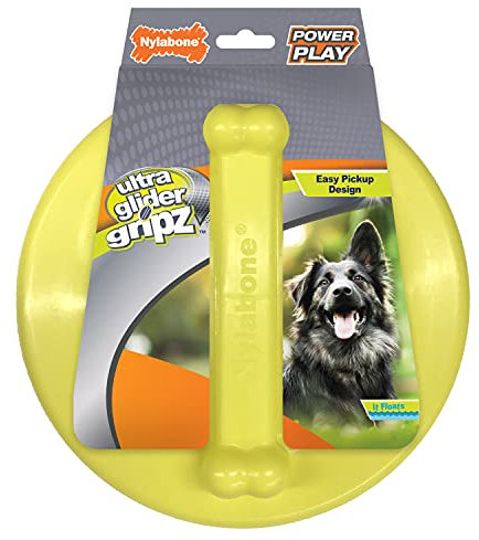 Nylabone Power Play Ultra Glider Gripz Disque volant pour chien Taille L