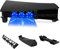 NexiGo PS5 Horizontaler Ständer mit Kühlventilator, [Auto EIN/Aus], [Minimalistisches Design], Kompatibel mit Playstation 5 Disc & Digital Editions, Integriertes LED-Licht (Schwarz)