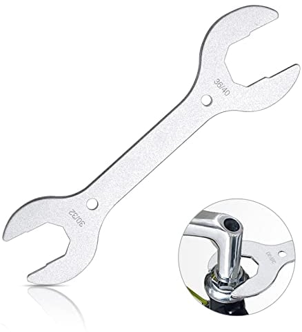 Baiyuanli Bicycle Headset Spanner Wrench Steel Bike Bicycle Cone Spanner Multi Head Bicycle Hub Spanner Bicycle Cone Wrench Repair Tools 30/32/36/40mm Bike Scooter Headset Wrench Tool