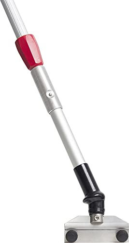 Tête de raclage articulée à rouleau avec manche télescopique XL