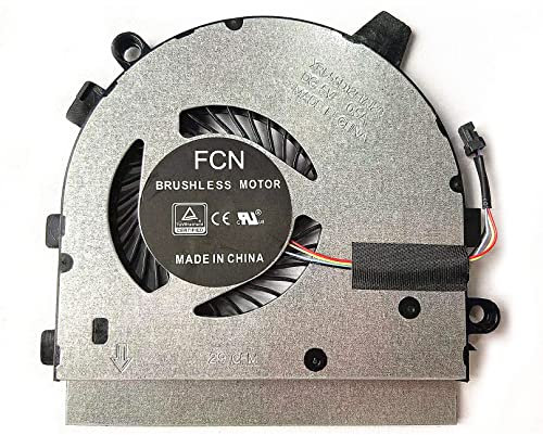 segoo Ventilateur de refroidissement de processeur de rechange pour Dell Inspiron (13-7390 2-en-1) (13-7391 2-en-1) I7391-7520BLK I7391-5537SLV série 2 en 1 023.100GI.0011 0HYPYN (long)