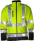 Mediablue Softshell Warngelb Arbeitsjacke Wasserdicht Winterjacke Warnjacke Fleecefutter (XL)