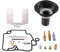 WOOSTAR 18mm Vergaser Reparatursatz Ersatz für 4-Takt GY6 49ccm 50ccm ATV Go Kart Roller