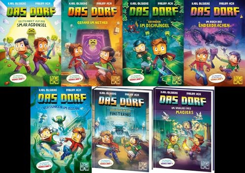 Das Dorf Band 1-7 plus 1 exklusives Postkartenset