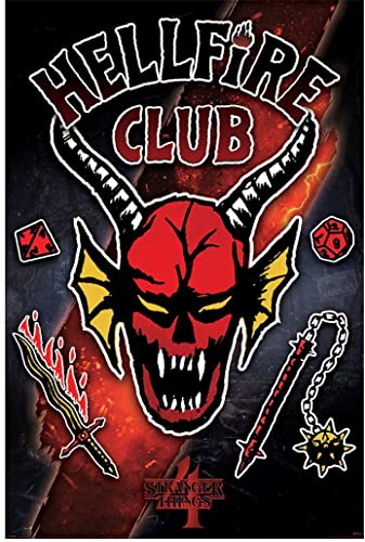 Pyramid International Stranger Things 4 Poster Hellfire Club Emblem Rift