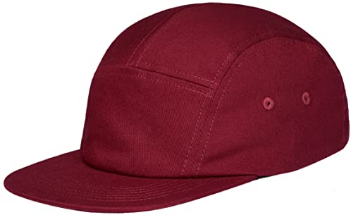 Pembroke® 5 Panel Cap, 100% Baumwolle, Größenverstellbar, Weinrot