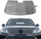 Parasol para Volkswagen Touareg 2011-2018, parabrisas delantero para bloquear los dañinos rayos UV, accesorio automotriz para interiores frescos