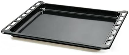 FIGEVIDA Teglia da Forno Smaltata Vassoio d'Appoggio, Rettangolare, Smaltata, 37x44,5x3 cm Compatibile per CANDY 42807319